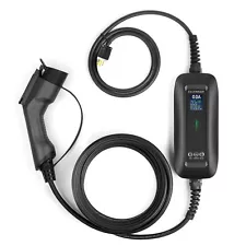 Level 2 EV Charger Electric Car Charging cable 6-16A EVSE 6-20 with 5-15 adapter