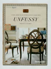 2004 Thomasville Furniture Great Room Unfussy Adjective Bogart Vintage Print Ad