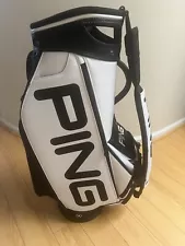 Ping Golf Tour Staff Bag (current year) with matching head cover set