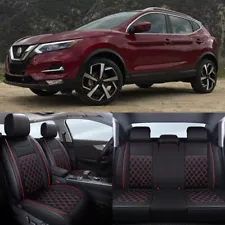 For Nissan Rogue Sport Full Car Front Rear 5-Seat Leather Luxury Cushion Cover (For: Nissan Rogue)