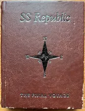 SS REPUBLIC LEATHERETTE DISPLAY BOOK FOR YOUR NGC TREASURE COIN **NO COIN**