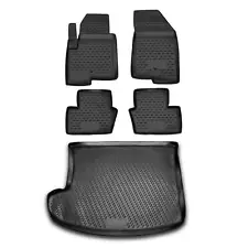 Custom Floor Mats & Cargo Liners for Jeep Patriot 2011-2017 Black 5 Pcs