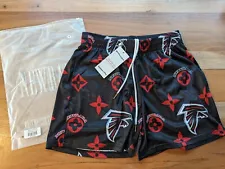 NEWBARA / Reversed ATLANTA Falcons NFL Mesh Shorts (S)