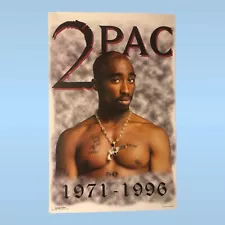 Tupac Shakur 1997 Poster Vintage Rap Hip Hop Super-Clean 22"x34"