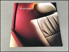 2001 Honda Accord Sedan 30-page Original Sales Brochure Catalog