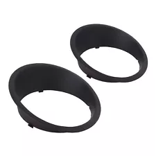 Matte Black Headlight Bezels for 2007-2015 Jeep Wrangler JK & Wrangler Unlimited