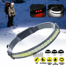 LED Lampara De Cabeza Recargable Luz De La Cabeza Linterna Para Pescar Camping