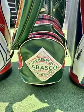 Vintage Tabasco Leather Golf Bag