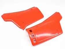 Side Covers Panels Set Red/Orange 83 84 Honda XR500 R Left Right (See Notes)#J65