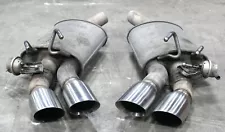 2012-2015 Camaro SS ZL1 1LE NPP BI MODE Dual Exhaust Quad Tip Mufflers USED GM