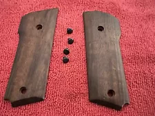 Smith & Wesson Model 59 .9mm Slide Wood Grips Smooth Mounting Screws Included