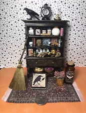 1:12 SCALE HAUNTED HOUSE SPOOKY WITCH HUTCH