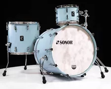 Sonor SQ1 22" 3pc Kit - Cruiser Blue - NEW 2022 Matching Hoops