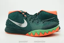 NIKE KYRIE 1 USED SIZE 10.5 VENUN FLYTRAP EMERALD METALLIC SILVER 705277 313