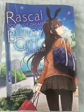 Rascal Does Not Dream of Bunny Girl Senpai Manga Volume 1 First Edition Paperbac