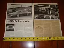 1981 CADILLAC SEDAN DE VILLE - ORIGINAL ARTICLE