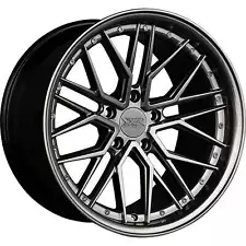 XXR 571 18x8.5 5-4.5 Offset +35 Chromium Black CB: 73.1mm Single Wheel