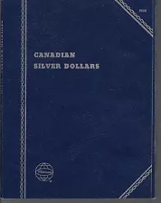 Canadian Silver Dollars Blank Storage Whitman Folder #9086 Holds 27 Coins