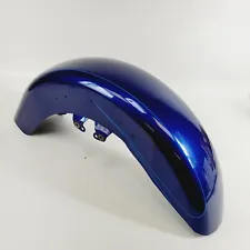 Harley-Davidson 14-23 Touring OEM Blue Front Fender - Dented Needs Repair (For: More than one vehicle)