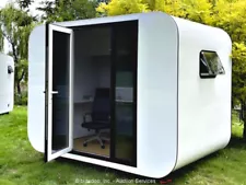 2023 Bastone 10FT Prefab Portable Tiny Cube House Office Cabin 110V bidadoo -New