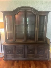 antique china cabinet hutch used