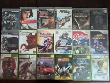 18 Mixed Video Game Lot - Original Xbox 360 Wii PS3 Playstation 3 - Burnout