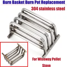 304 Stainless Steel Burn Basket Burn Pot Replacement For Wiseway Pellet Stove