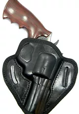 CEBECI Right Hand Leather OWB Belt Holster for EAA WINDICATOR 357 4" REVOLVER