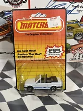 Matchbox Ford Escort XR3i Cabriolet White 1983 card