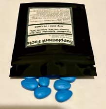 10 Pills Blu King Chomp Energy Boost natural Male ENHANCE both sex la pep