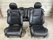 2006 PONTIAC GTO SEATS FRONT REAR BLACK