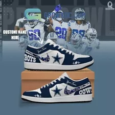 Dallas Cowboys NFL Personalized Air Jor-dan 1 Shoes