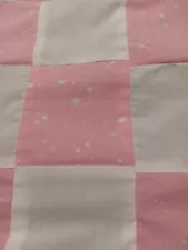 quilt tops for sale,Pink and white star Top ONLY, 82x66