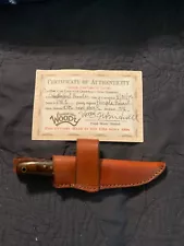 Custom Weatherford Hunter, Hunting Sheath Knife, Unused