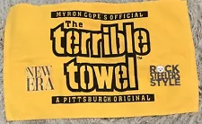 The Original Pittsburgh Steelers Gold Terrible Towel Myron Cope's Official Era