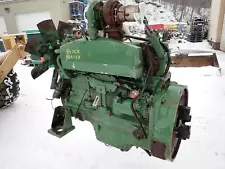 John Deere 6076AF Turbo Diesel Engine RUNS MINT! VIDEO! 6076A 6076T 7.6