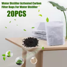 20 Bags Activated Charcoal Carbon Filter Sachets For Pure Water Distiller SALE!!