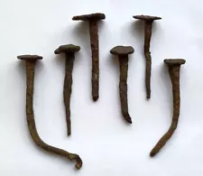 Ancient Roman iron nails for crucifixion 1-2 century AD. 6 items!