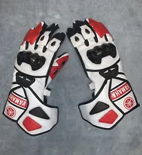 motorcycle gloves leather medium Custom Made track ready good for medium size