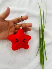 Cute star keychain high quality soft toy hand made in sri lanka unique gift