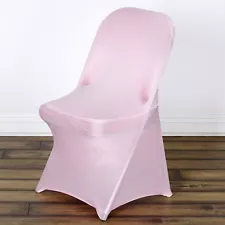 SPANDEX CHAIR COVERS Folding Stretchable Fitted Wedding Banquet Decorations SALE