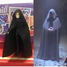 Star Wars Custom Jedi Luke Black Cloak(cloak Only, Figure Is Not For Sale)