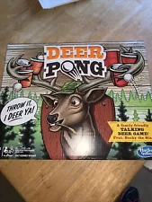 New Hasbro Talking Deer Head Battery Powered Pong Game "Buck Makes Fun Of You"