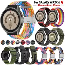 Pop Sale Braid Color Band Strap For Samsung Watch 5 40mm 44mm 5 Pro 45mm Solo