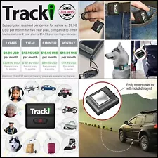 Tracki 4G GPS Tracker Vehicles Tracking device Car kids Mini magnetic Real time