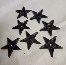 Cast Iron Small Star VINTAGE 2.75 Inch Architectural Salvage Wall Anchor