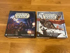 Eldritch Horror Set With Expansions Mountain Madness & Forsaken Lore