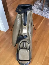 Rare -Only One Made- Taylormade Vessel First Edition Genuine Leather Golf Bag