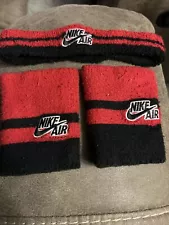 Nike LeBron James L23 Headband & Double Wide Wristband Sweat Bands! RARE!