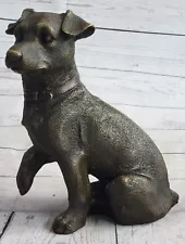 Hot Cast Original Williams Jack Russell Animal Dog Bronze Sculpture Statue Sale